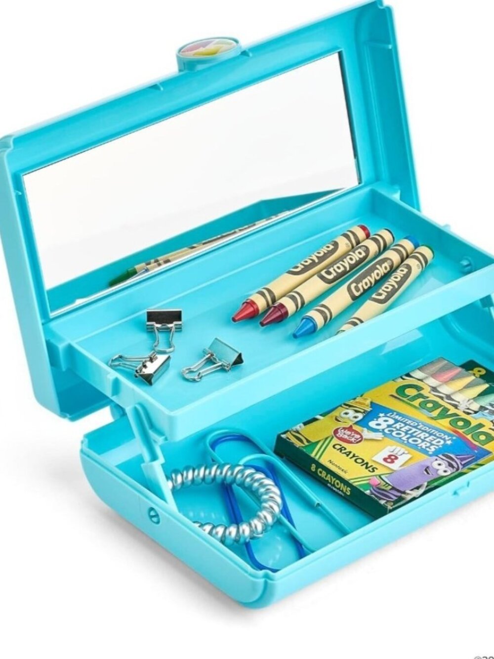 Caboodles Take It Touch Up Tote Cosmetic Case, Blue